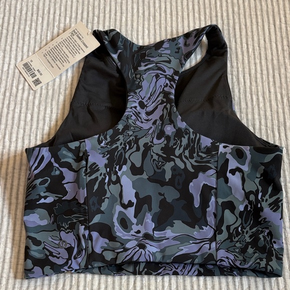Lululemon Swift Speed Cropped Tank ~ Size 10 ~ Flower Meld Multi ~ NWT - Picture 4 of 11